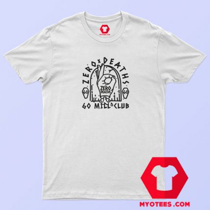 PewDiePie Zero Deaths 60 MIL Club T Shirt On Sale | MY O TEES