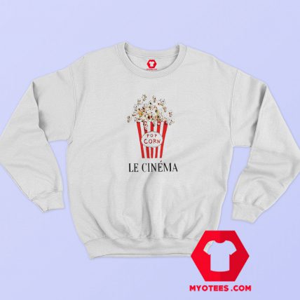 Pop Corn Le Cinema Graphic Sweatshirt