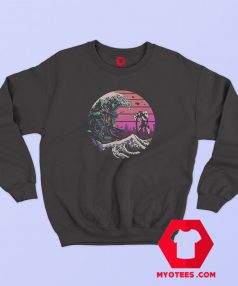 Retro Wave Eva Graphic Sweatshirt Cheap