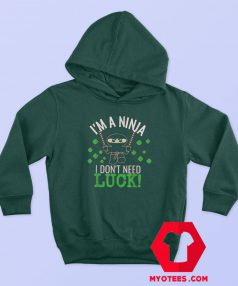 St Patrick’s Day Ninja Luck Green Hoodie