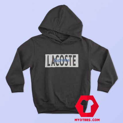 Supreme LACOSTE Logo Panel Graphic Hoodie