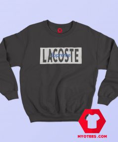 Supreme LACOSTE Logo Panel Unisex Sweatshirt