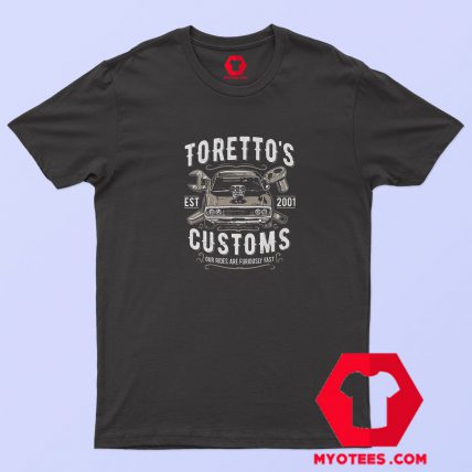 Toretto's Garage Customs Graphic T-Shirt