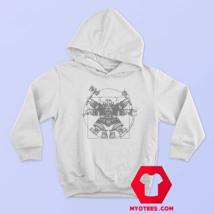 Vitruvian Dwarf Graphic Hoodie