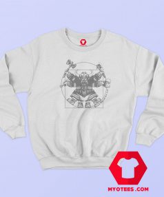 Vitruvian Dwarf Graphic Sweatshirt Cheap