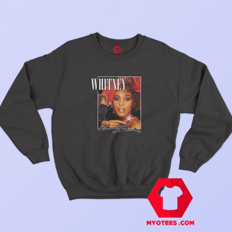 whitney houston sweatshirt