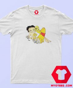 Betty Boop And Winnie Pooh Love T Shirt