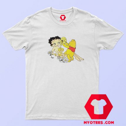 Betty Boop And Winnie Pooh Love T Shirt