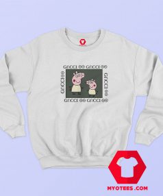 Fancy Peppa Pig GC Logo Parody Gucci Sweatshirt