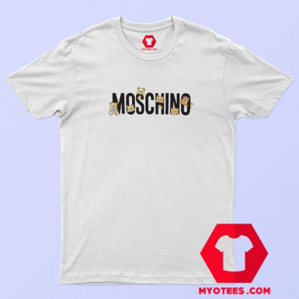 Funny Moschino Teddy Bear T Shirt