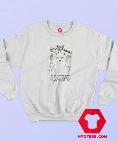 Funny RIPNDIP Fingered Natural Unisex Sweatshirt