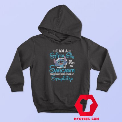 Im A Stitch Girl Funny Disney Graphic Hoodie