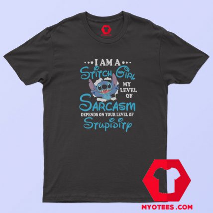 Im A Stitch Girl Funny Disney Graphic T Shirt