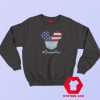 Mickey American Flag Face Mask Quarantined Sweatshirt