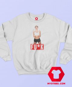 Miley Cyrus Music Finger FU*K Sweatshirt