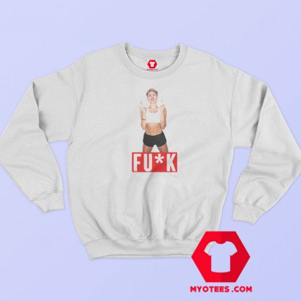 Miley Cyrus Music Finger FU*K Sweatshirt