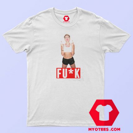 Miley Cyrus Music Finger FU*K T-Shirt