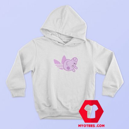 Peppa Pig X Adidas Pink Logo Parody Hoodie