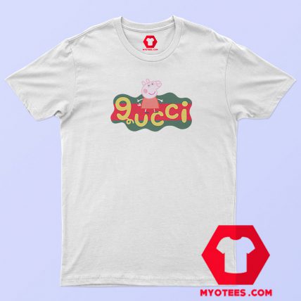Peppa Pig X Gucci Logo Replica T Shirt