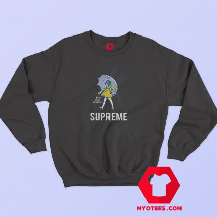 SUPREME Morton Salt Girl Rain Sweatshirt