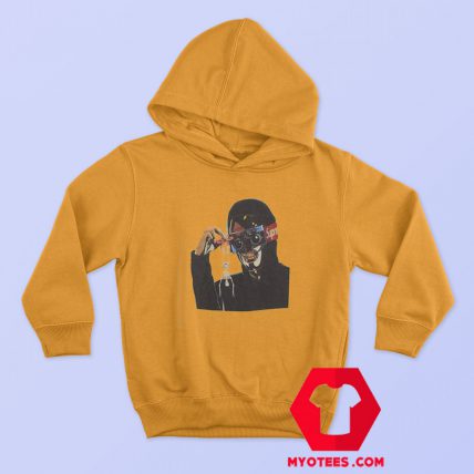 Supreme Creeper Pale Yellow Graphic Hoodie