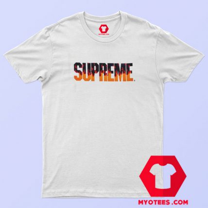 Supreme Flames Graphic T Shirt