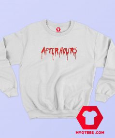 The Weekend After Hours Blood Drip Sweatshirt