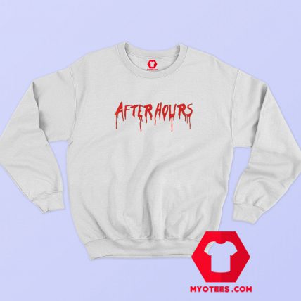 The Weekend After Hours Blood Drip Sweatshirt