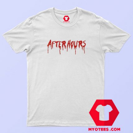 The Weekend After Hours Blood Drip T Shirt