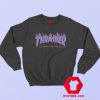 Thrasher Magazine Fire Blue Sweatshirt