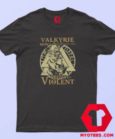 Valkyrie Pretty But Violent Graphic T Shirt