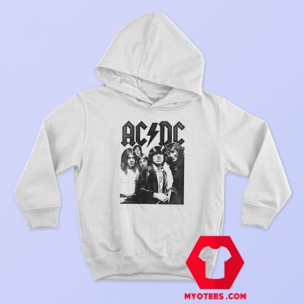 ACDC Rock Group Vintage Photo Hoodie