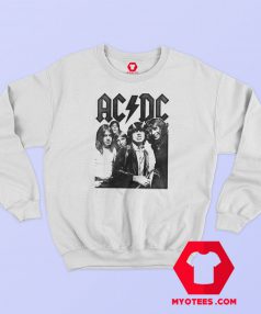 ACDC Rock Group Vintage Photo Sweatshirt