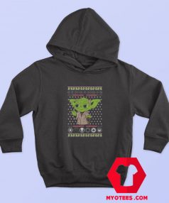 Baby Yoda Mandalorian Ugly Christmas Hoodie