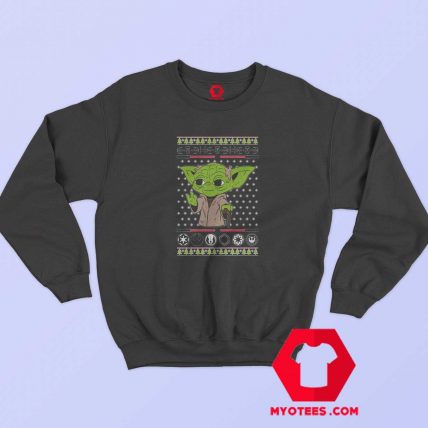 Baby Yoda Mandalorian Ugly Christmas Sweatshirt