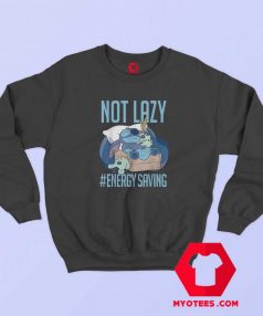 Disney Lilo Stitch Not Lazy Energy Saving Sweatshirt