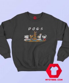 Friends Scooby Doo Snoopy Pluto Funny Sweatshirt