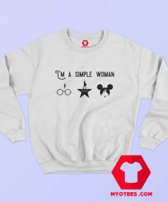 I’m A Simple Woman Graphic Sweatshirt