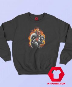 Marvel Deadpool Squirrel Wrangler Graphic Sweatshirt