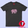 Pink Paisley Elephant Unisex T Shirt