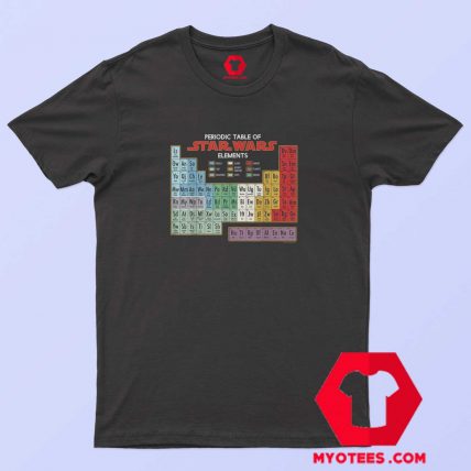 Star Wars Periodic Table of Elements T-Shirt On Sale | myotees.com