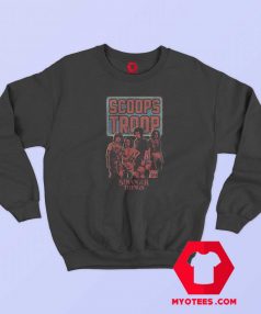 Stranger Things Scoops Troop Character Pose Sweatshirt