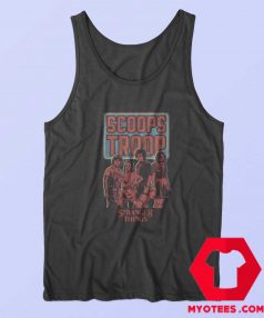 Stranger Things Scoops Troop Character Pose Tank Top