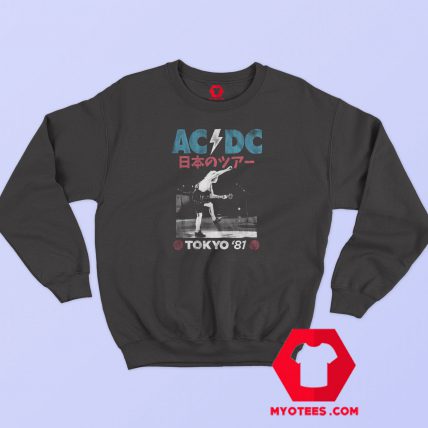 Vintage ACDC Tokyo Japan Tour 1981 Sweatshirt