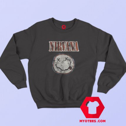 Vintage Nirvana Distressed Logo Unisex Sweatshirt