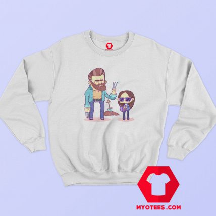 Wolverine Logan and Laura Cartoon Sweatshirt