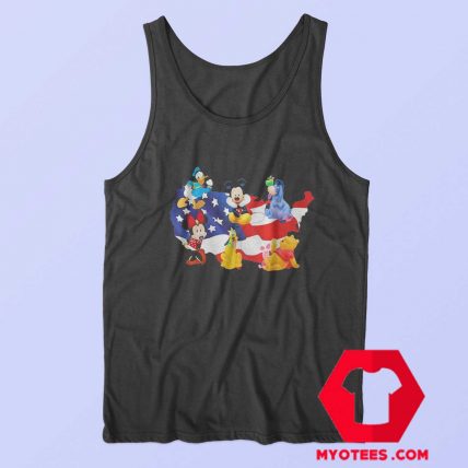 American Flag Independence Day Disney Tank Top