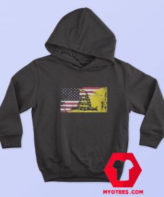 American Gadsden Flag Worn Classic Hoodie