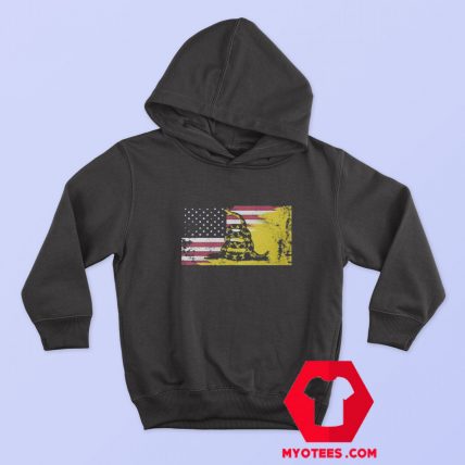 American Gadsden Flag Worn Classic Hoodie