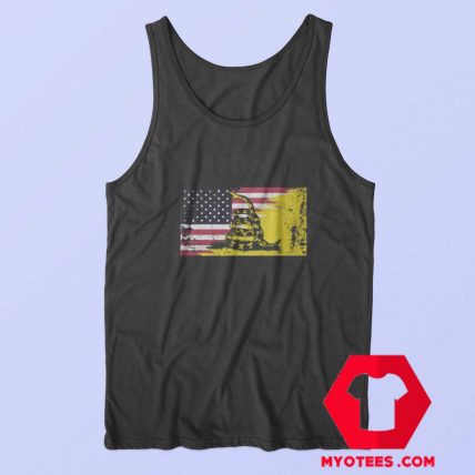 American Gadsden Flag Worn Classic Tank Top